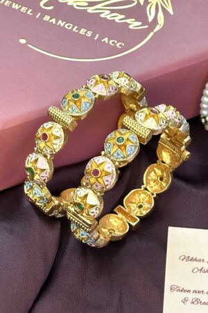 Imperial GoldLux Bangles Set of 2