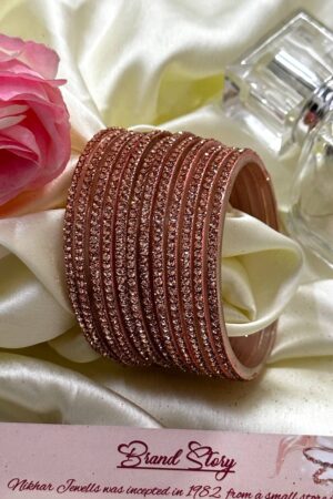 Eva Rose Gold Bangles Set of 12