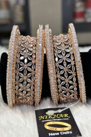 FlowerBliss Zenith Lux AD Bangle Set for 2 Hands