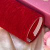 Red Color Velvet High Quality Bangles 1 Dozen ( 12 Bangles) - Image 2