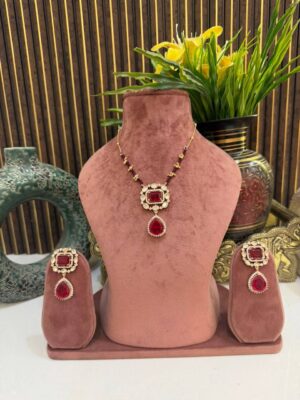 Astral Dreamcatch Chain Moissanite Necklace With Earrings