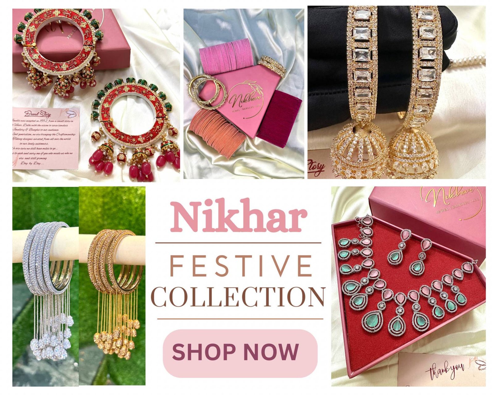 Exquisite Bangles Jewellery Collection | Nikhar Jewellery